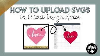 How to Upload SVG Files to Cricut Design Space [upl. by Bennir959]