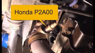 How to Fix Honda P2A00 O2 Sensor Circuit RangePerformance Bank 1 Sensor 1 [upl. by Hearn]