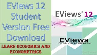 How to install Eviews 12 Student Version free download Eviews 12 Student version kesy install krn [upl. by Tychonn]