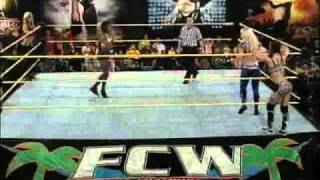 FCW  Naomi Knight amp Kaitlyn vs Aksana amp AJ Lee April 3 2011 [upl. by Lilahk191]