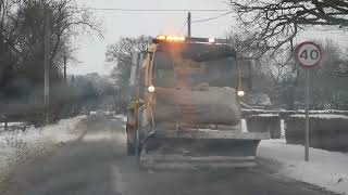 Snow drifts cause chaos on countys roads as police urge motorists not to travel [upl. by Janicki]