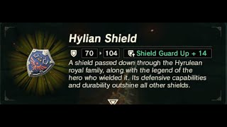 Hylian Shield  Shield Location  Zelda BOTW [upl. by Allimac]