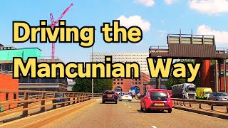 Driving the Mancunian Way into the city centre [upl. by Ynned]