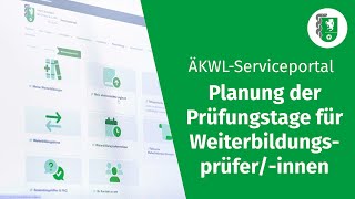 Wie funktioniert die Anwendung quotPrüfungsplanungquot im OnlinePortal der Ärztekammer WestfalenLippe [upl. by Esihcoc73]