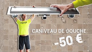 Comment installer un caniveau de douche à litalienne pour moins de 50€ [upl. by Broadbent]