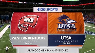 20211203 Western Kentucky  UTSA CUSA Championship [upl. by Roma]