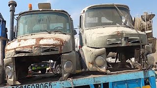 Old Mercedes Truck Cabin Repairing and Full Restoration  Truck Cabin Repairing  Truck World 1 [upl. by Arved887]