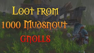 Loot from 1000 Mudsnout gnolls  World of Warcraft SOD episode 1 [upl. by Anaiek183]