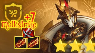 Hecarim reroll ⭐⭐⭐ Multistrike7 เร็วแรงแบกได้🐎🔥  TFT SET12 [upl. by Htennek912]