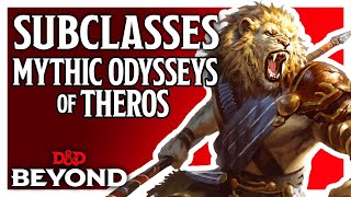 Subclasses in Mythic Odysseys of Theros  DampD Beyond [upl. by Stalker]