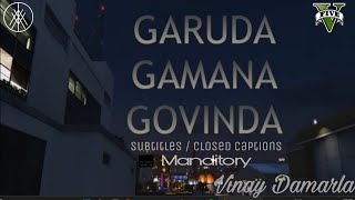 Keep CC On Garuda Gamana Govinda  A GTA V Video  Ramam Raghavam Song  RRR  By Vinay Damarla [upl. by Oranneg154]