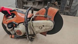 Stihl TS410 Petrol Quick Cut Saw  1082009  51 [upl. by Kerwin]