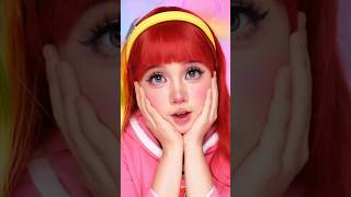 Rainbow Ruby Version With Red Hair rainbowruby makeup makeuptransformation shorts trending [upl. by Sean]