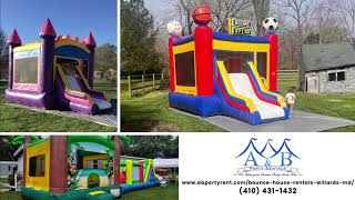 Bounce House Rentals Willards MD  AampB Party Rentals  4104311432 [upl. by Bainbridge]