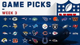 NFL Week 3 Game Picks [upl. by Artap]