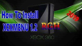 Installing XeXmenu 12 On RGH XBOX 360 2019 [upl. by Eelana56]