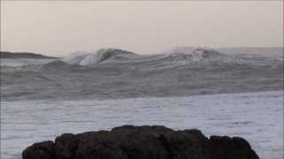 Tempête Ruth en Bretagne  Plage de Ploemeur et de Guidel  Houle  Morbihan  Bretagne Sud  France [upl. by Llerehc]