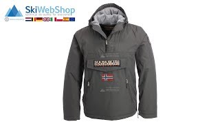 Napapijri Rainforest Pocket grey  Winter jacket men  SkiWebShop [upl. by Ekralc79]