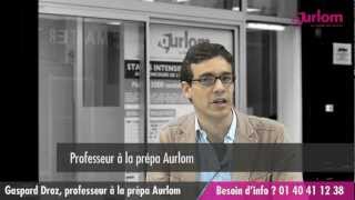 Gaspard professeur Tage MageScore IAE Message à la prépa Aurlom [upl. by Poulter]