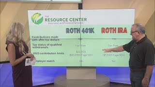 Dollars amp Sense Roth 401k vs Roth IRA [upl. by Arak]