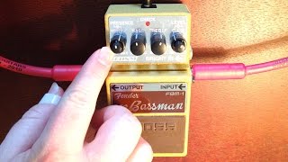 Boss Fender 59 Bassman Pedal Review amp Demo Part II [upl. by Mair]