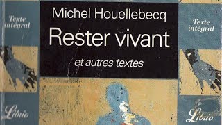 Michel Houellebecq DABORD LA SOUFFRANCE [upl. by Ahsillek]