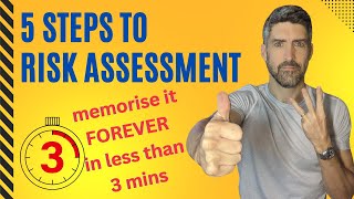 Memorise the 5 Steps to Risk Assessment FOREVER [upl. by Couq]