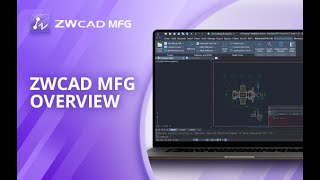 ZWCAD MFG 機械版介紹中文字幕 [upl. by Daht533]
