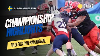 Carlstad Crusaders vs Stockholm Mean Machines  Swedish Champion Games Highlight  2024 [upl. by Mavis]