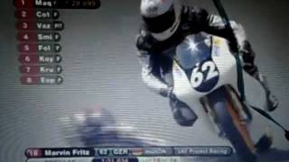 Marvin Fritz  One lap at Sachsenring MotoGp 125 [upl. by Anen]