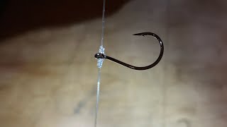 How To Tie A Drop Shot Hook  Improved [upl. by Johiah]