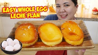 Leche Flan Whole Egg pang Negosyo with Costing [upl. by Limber]