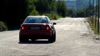 Insane Drag Race Acceleration with Audi S2 1000BHP tuned Crazy SOUND TURBO 1080p Full HD [upl. by Hotze]