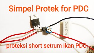 Tutorial Memasang Protek untuk PDC  CARA MEMBUAT PROTEK SETRUM PDC [upl. by Sivartal916]