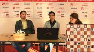 Press Conference Round 5 Anish Giri NED  Alexander Morozevich RUS [upl. by Ariuqahs657]