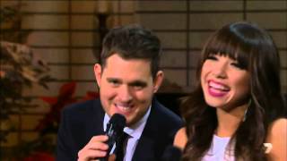 Michael Bublé Rockn Around The Christmas Tree Jingle Bell Rock featCarly Rae Jepsen cut [upl. by Wenger]