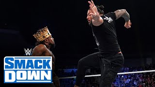 Roman Reigns leads a Bloodline beatdown of The New Day SmackDown Nov 5 2021 [upl. by Neirda8]