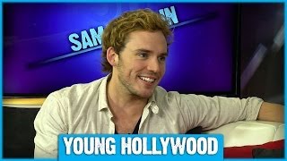 Sam Claflin on Training for Hunger Games Catching Fire [upl. by Rosanna256]