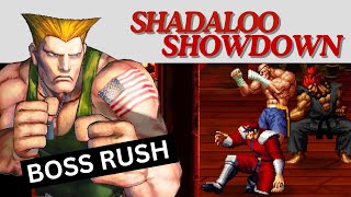 STREET FIGHTER beats of rage remix 2 OPENBOR GUILE gameplay BOSS RUSH MODE [upl. by Frodeen]