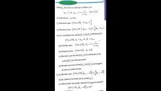 suites numériques 2 bac SM Ex 43 page 105 Almoufid [upl. by Phaidra]