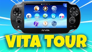 Whats On My MODDED PS VITA PlayStation Vita Tour [upl. by Doralia]