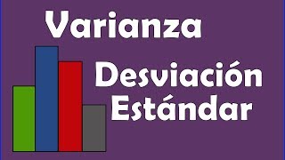 Varianza y Desviacion Estandar con Excel [upl. by Aronoel]