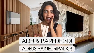 IDEIAS PARA SUBSTITUIR PAREDE 3D E O PAINEL RIPADO DA SUA CASA [upl. by Sterner624]