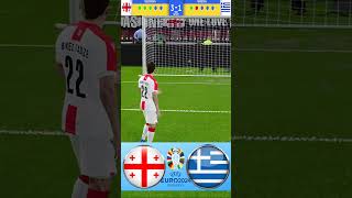 Georgia vs Grecia  EURO 2024  Finale  Penalty shootout shorts [upl. by Zeitler]