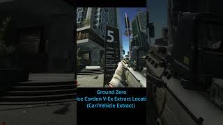 Ground Zero  Police Cordon V Ex Extract Location CarVehicle Extract in Escape From Tarkov [upl. by Abercromby913]