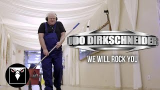 We Will Rock You Udo Dirkschneider Version Official Music Video [upl. by Gaspar]