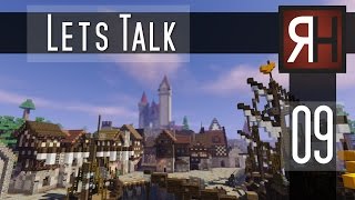 Minecraft Let´s Talk 009 Hafenviertel und mittelalterliche Stadt [upl. by Eecal]