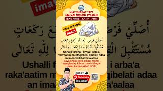 NIAT SHOLAT ISYA MALAM NISFU SYABAN 2024 [upl. by Nesmat]