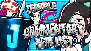 Ranking The Best and Worst Commentary Channels  Commentary Community Tier List Remake [upl. by Balbur]