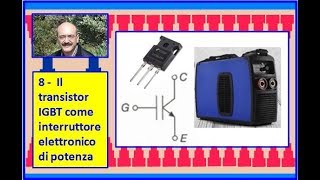 Carlo Fierro 8 Il transistor IGBT come interruttore elettronico di potenza [upl. by Ecenahs]